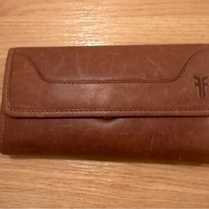 Frye Melissa Brown Leather Wallet
